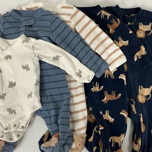 Well loved bundle of baby clothes - see description!